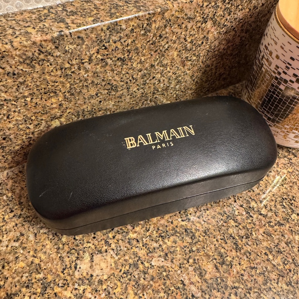 Balmain‎ Paris Black Eyewear Case
